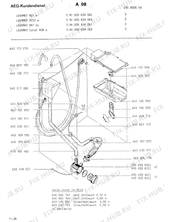 Взрыв-схема стиральной машины Aeg LAV961 BZ - Схема узла Section6
